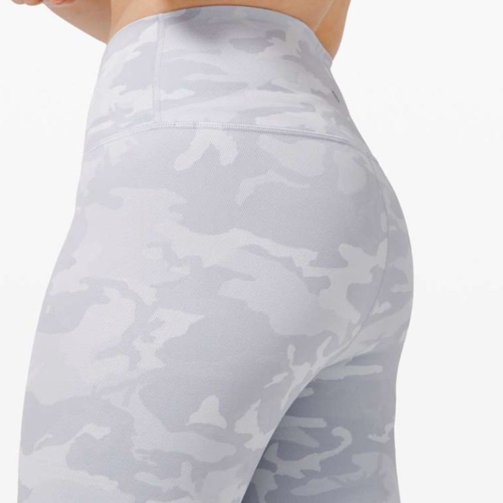 lululemon athletica Gray Camo Leggings size 4